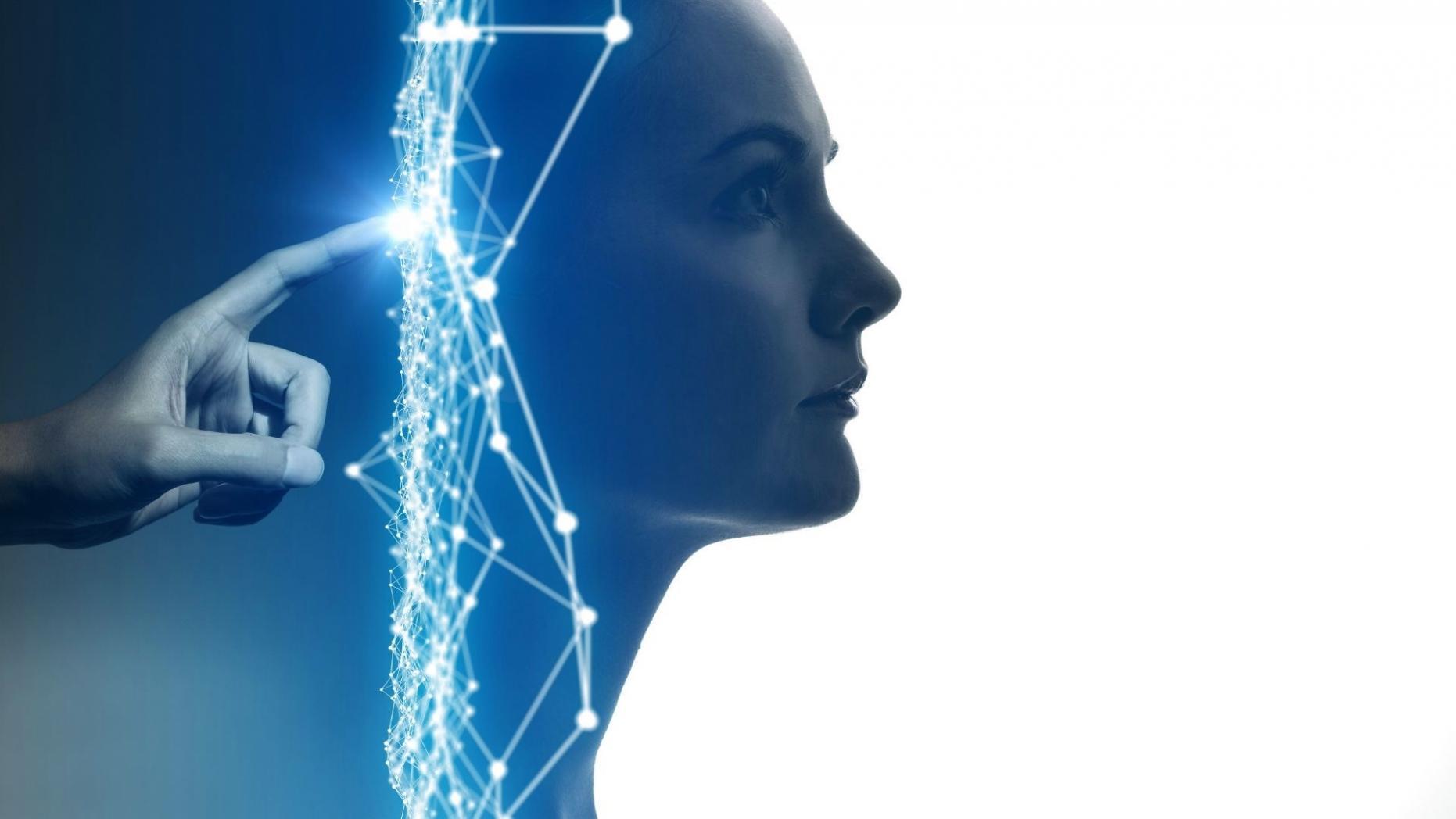 Studierende beim praktischen Arbeiten an KI-Projekten im Computerlabor